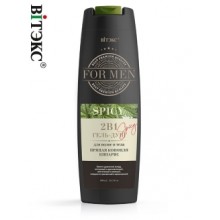 FOR MEN  SPICY 2в1 Гель-душ д/волос и тела Пряная конопля и Кипарис  400мл