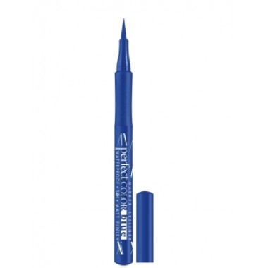 жидкая подводка фломастер Luxvisage perfect color blue синяя