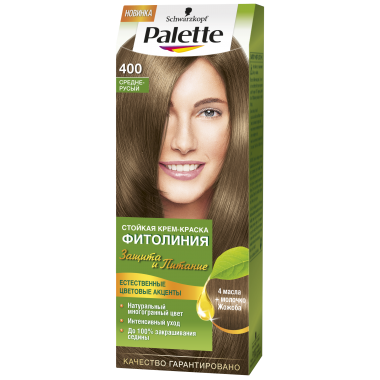 краска для волос Palette фитолиния средне-русый 400