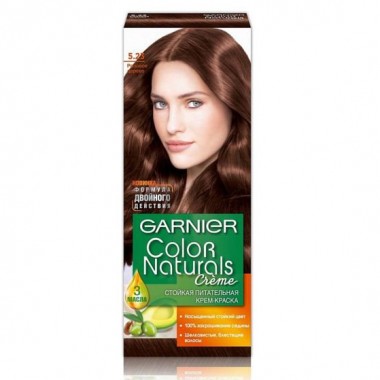 краска для волос Garnier Color Naturals 5.23 розовое дерево (пряный каштан)