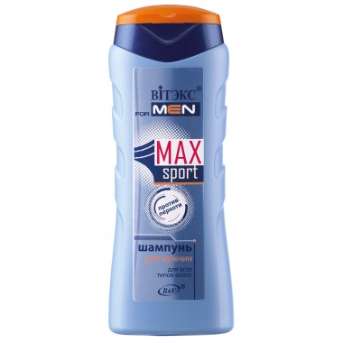 For Men Max Sport Шампунь д/всех типов волос, 250мл.