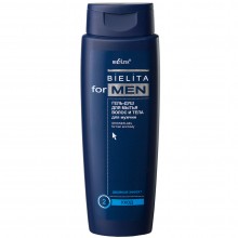 Bielita for Men Гель-душ д/мытья волос и тела д/мужчин 400 мл.