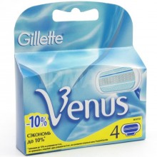 сменные лезвия Gillette Venus упаковка 4шт (цена за 1шт)