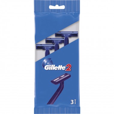 Одноразовые станки Gillette-2 3шт