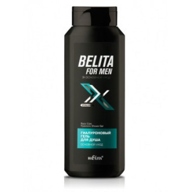 Belita for Men ОСНОВНОЙ УХОД гиалуроновый гель для душа 400мл.