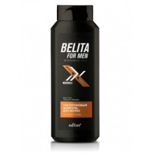 Belita for Men ОСНОВНОЙ УХОД гиалуроновый шампунь для волос 400мл.