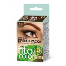 краска для бровей и ресниц Fitocolor коричневый