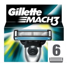 сменные лезвия Gillette Mach3 упаковка 6шт