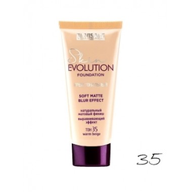 LUXVISAGE Тональный крем Skin EVOLUTION soft matte blur effect,матирующий,выравнивающий тон35