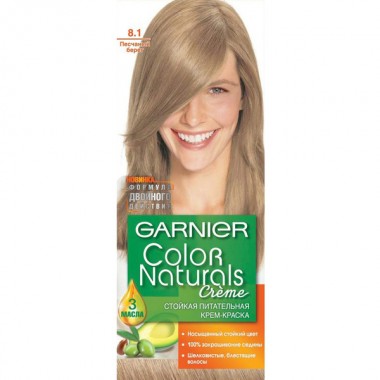 краска для волос Garnier Color Naturals 8.1 песчаный берег