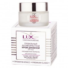 LUX CARE Глобальный антивозр.крем дневной д/лица насыщенная формула 45мл.