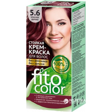 краска для волос Fitocolor 5.6 красное дерево