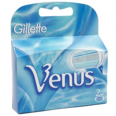 сменные лезвия Gillette Venus упаковка 2шт(цена за 1 шт)