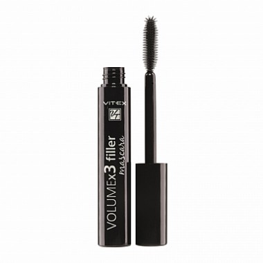 VITEX тушь для ресниц VOLUMExЗ filler mascara Многократный объем. черная