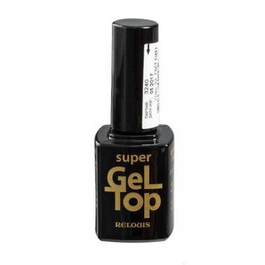 Верхнее покрытие лака для ногтей Super Gel Top Relouis