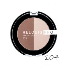 тени для век Relouis Pro Eyeshadow Duo тон104